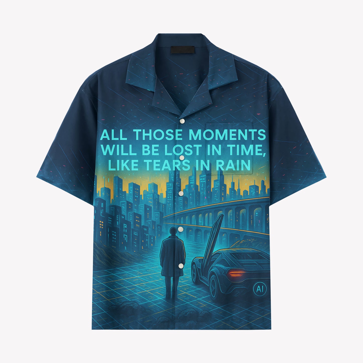 Bladerunner Hawaiian Shirt & Shorts Set