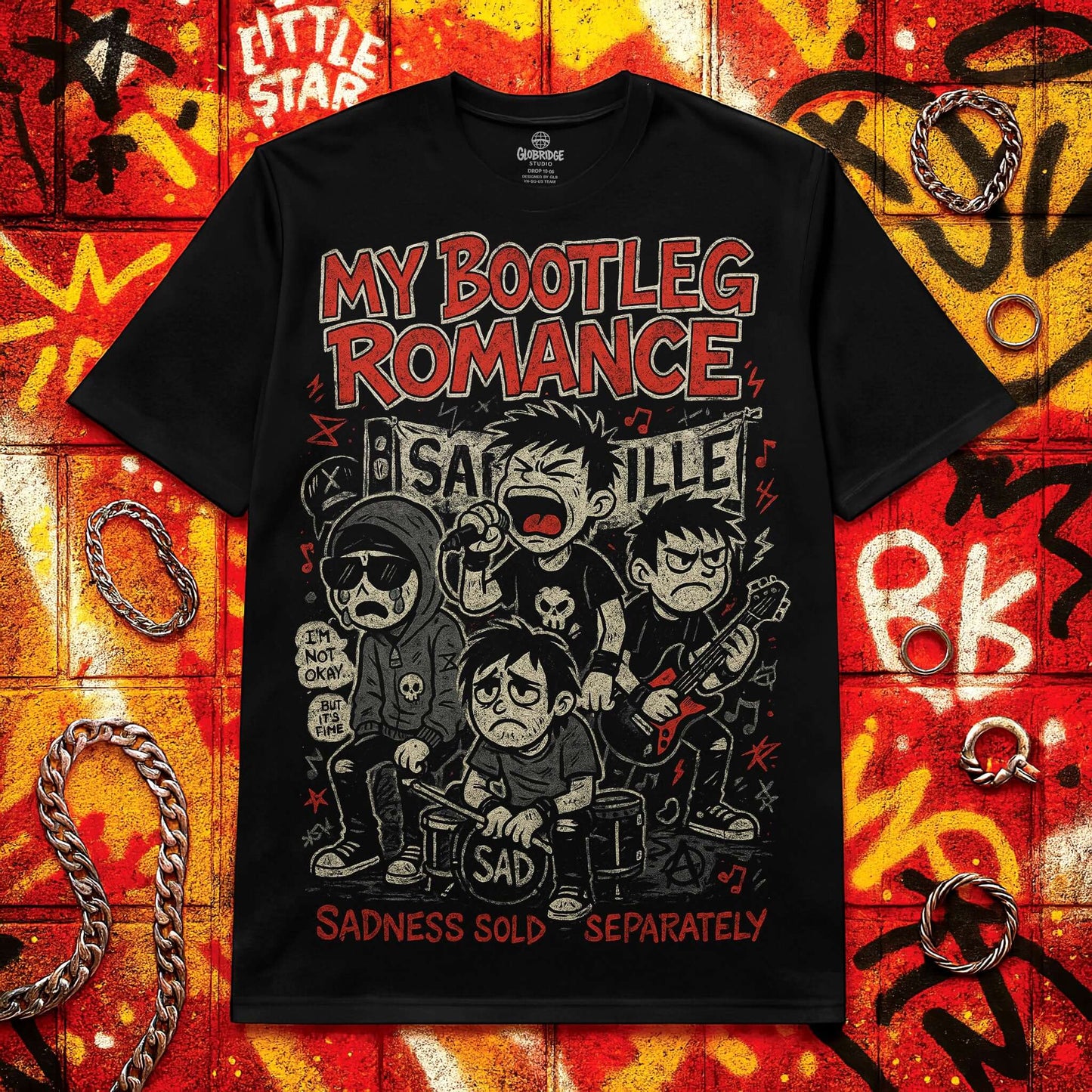 My Bootleg Romance Emo Band - Unisex T-shirt