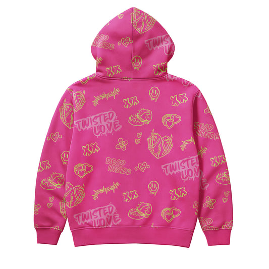 Twisted Love Punk Art Hoodie