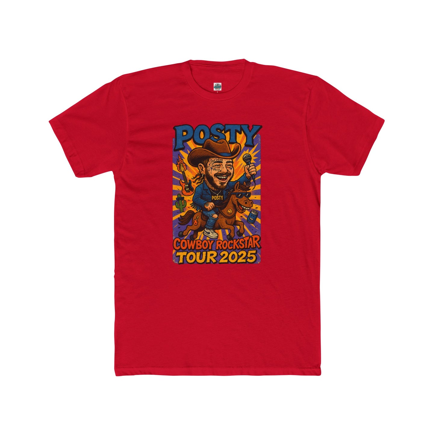 Posty Cowboy Rockstar Tour 2025 - Unisex T-shirt