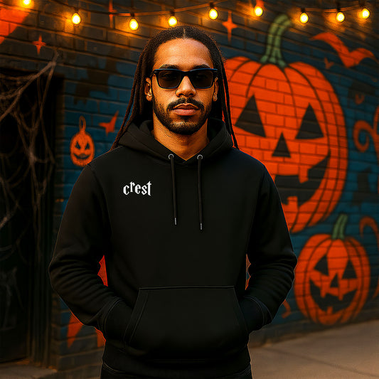 Pumpkin Drift Club Heavy Hoodie — Halloween Edition