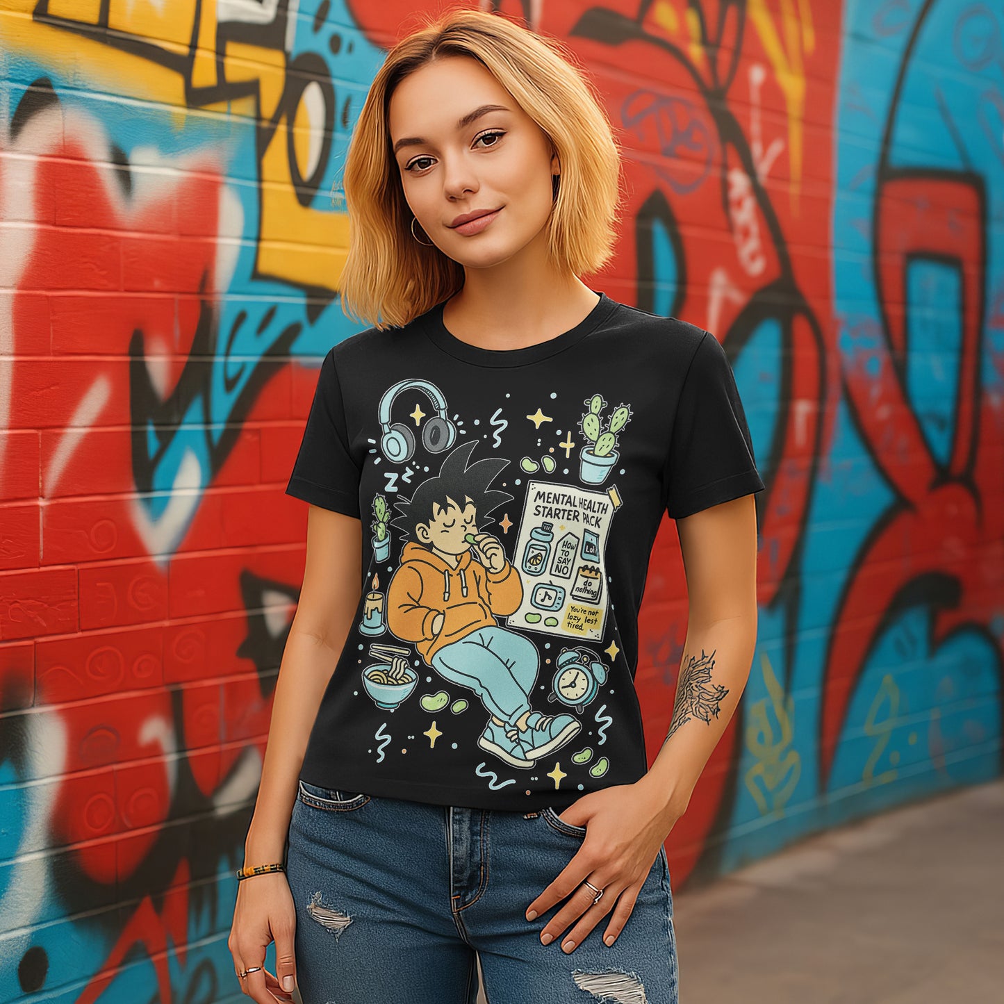 Senzu Beans Tee Mascot Mode - Unisex T-shirt