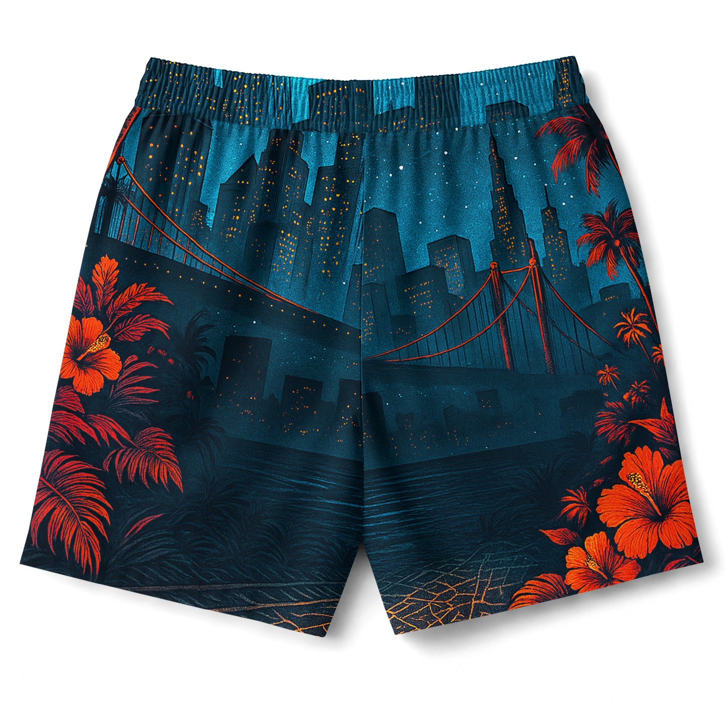 Neo Gotham Hawaiian Shirt & Shorts Set
