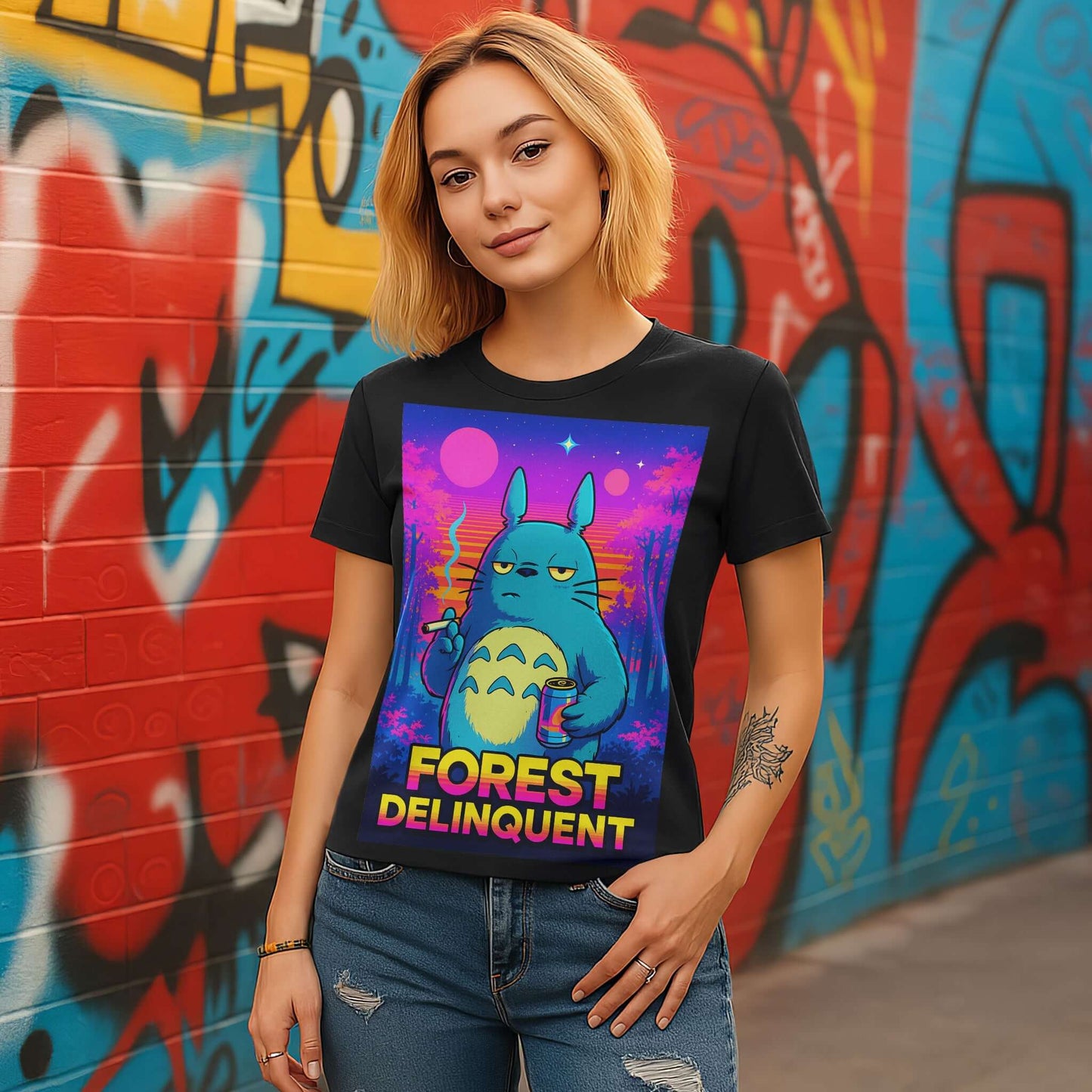 Ghibli Outlaws Funny Forest Spirit - Unisex T-shirt