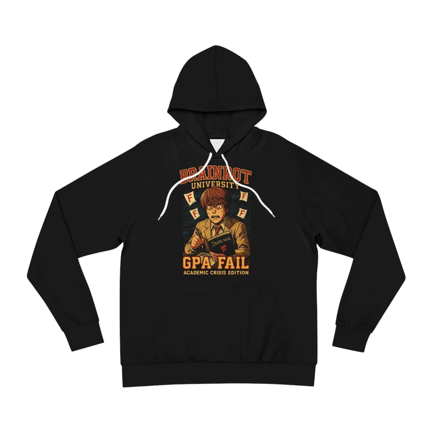 GPA Fail Hoodie Brainrot Panic - Unisex Hoodie