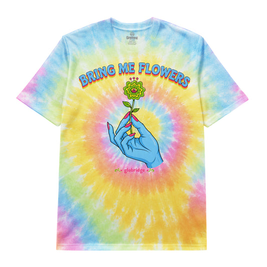 Bring Me Flowers Psychedelic Eye Tie-Dye T-Shirt