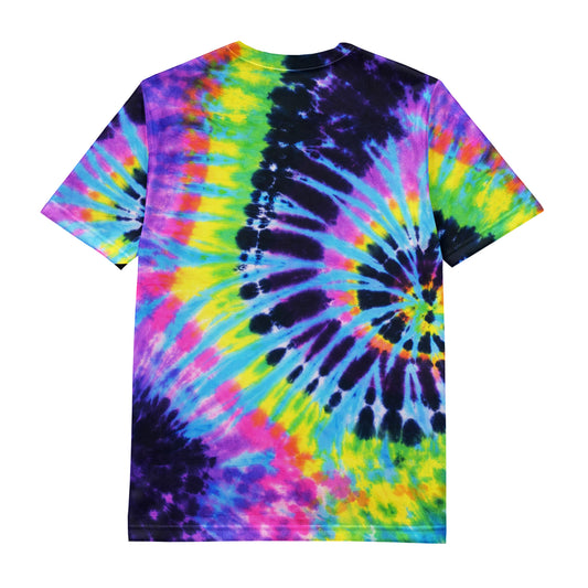 Choose Happiness Smiley Psychedelic Tie Dye T-Shirt
