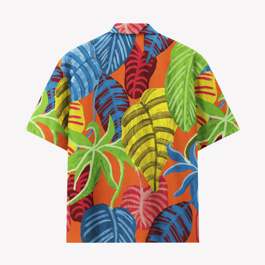Colorful Tropical Leaves Hawaiian Shirt