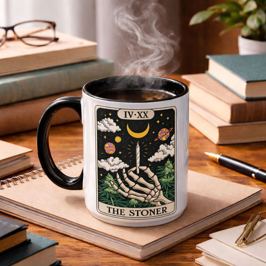 Cosmic Stoner Tarot Mug