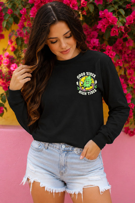 Good Vibes High Tides Long Sleeve Shirt