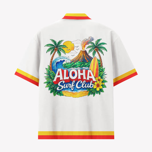 Honolulu Aloha Surf Club Hawaiian Shirt & Shorts Set