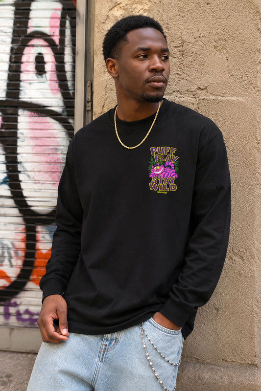 How High Are You Psychedelic Wonderland Long Sleeve Shirt