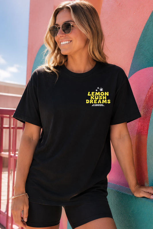 Lemon Kush Dreams Black Tee