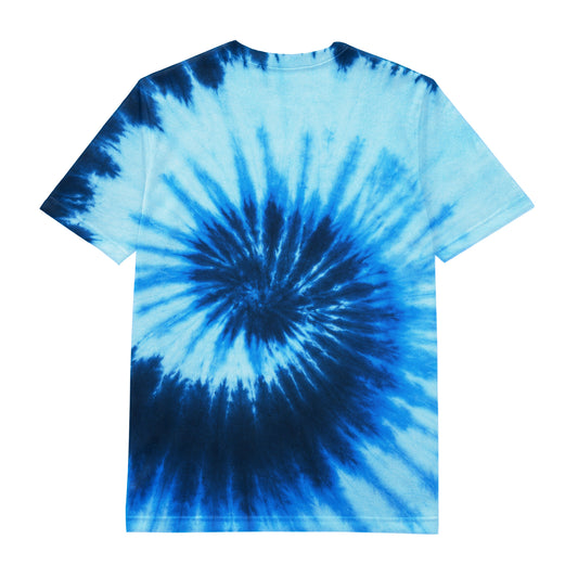 Live High Stay High Blue Tie-Dye Tee