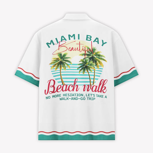 Miami Beach Walk Shirt & Shorts Set