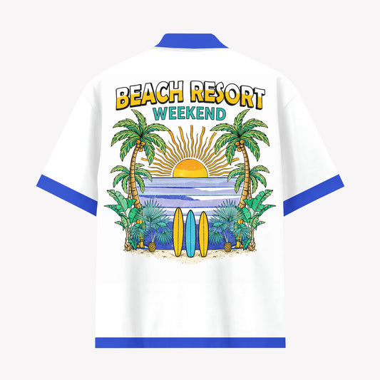 Myrtle Beach Resort Weekend Hawaiian Shirt & Shorts Set