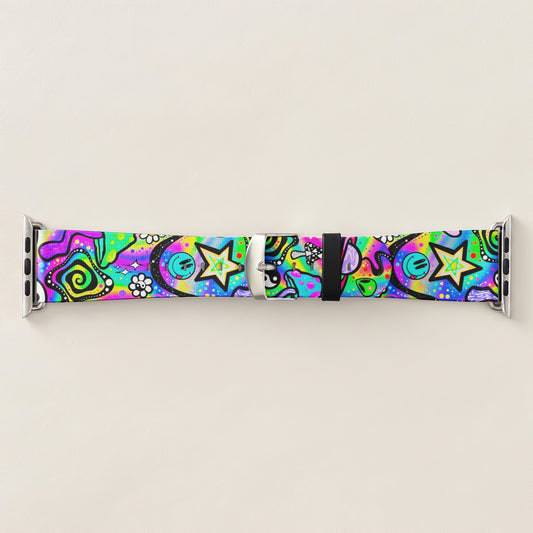 Neon Trip Apple Watch Band