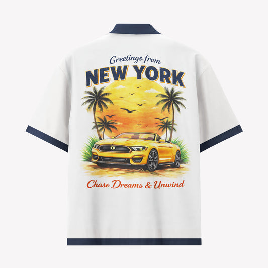 New York Roadtrip Shirt & Shorts Set