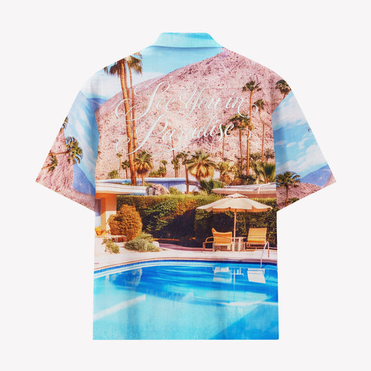 Paradise Resort Hawaiian Shirt & Shorts Set