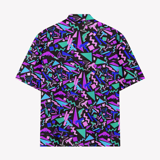 Retro Memphis Neon Party Hawaiian Shirt