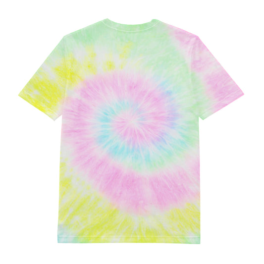 Retro Sunset Sports Car Tie Dye T-Shirt