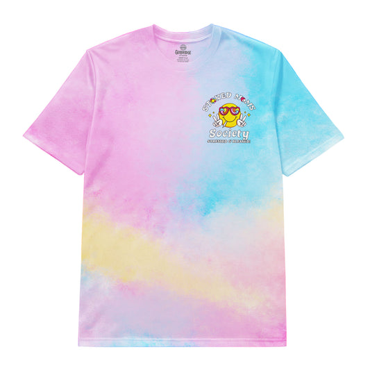Stoned Moms Society Pastel Tie-Dye T-Shirt