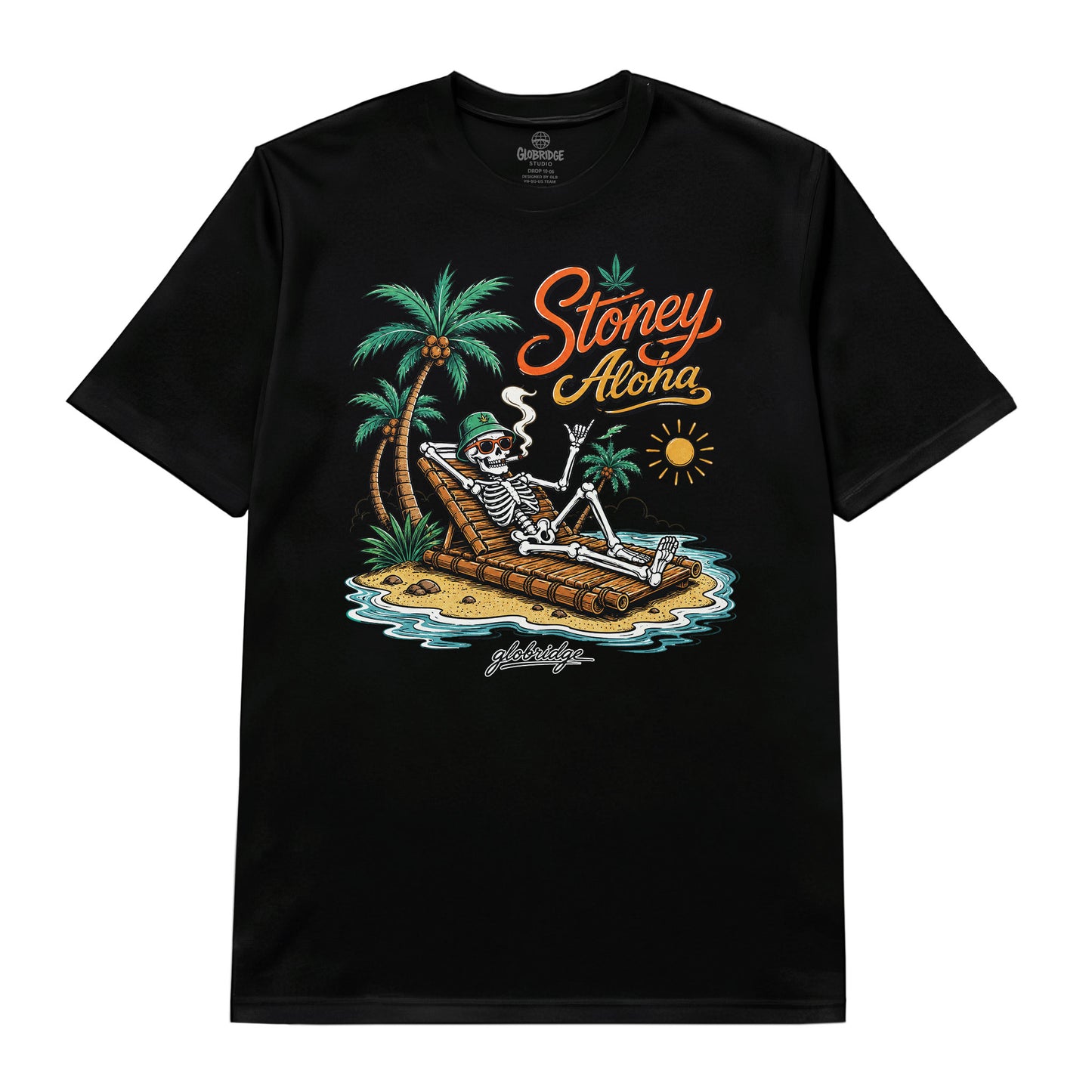 Stoney Aloha Skeleton Beach T-Shirt