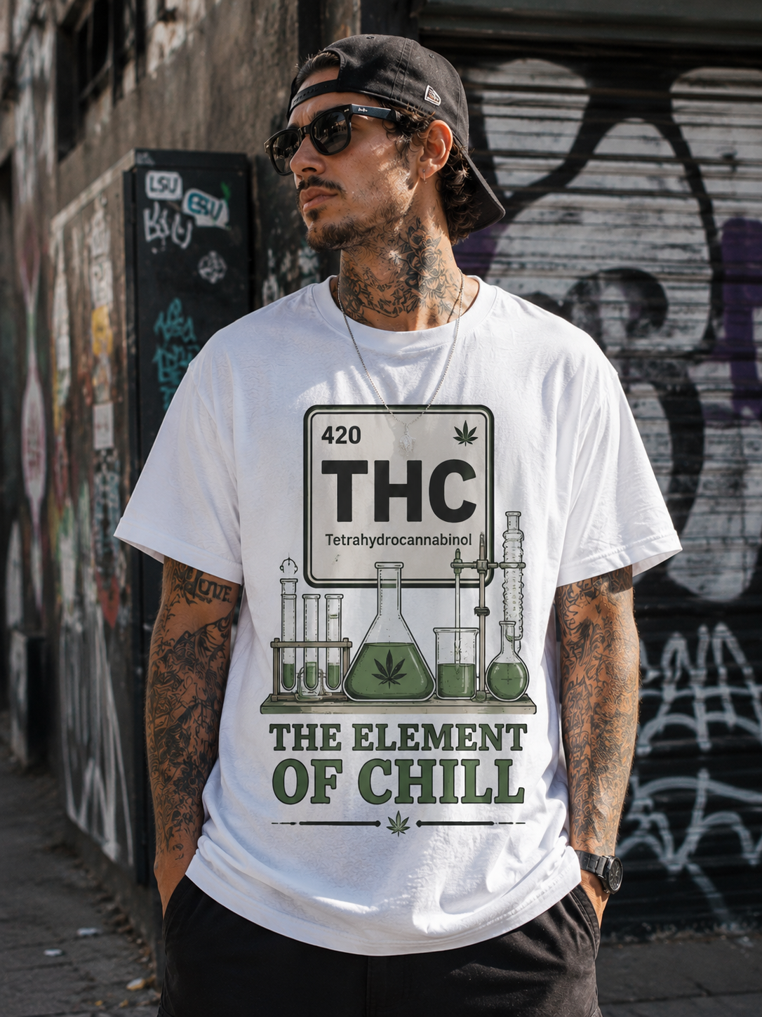 THC Element of Chill Chemistry Stoner Tee