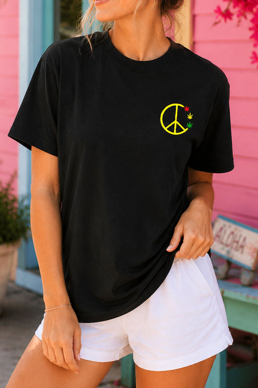 The Helix Live High Stay High Black Tee