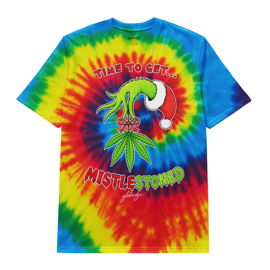 Time to Get MistleStoned Tie Dye Christmas Tee