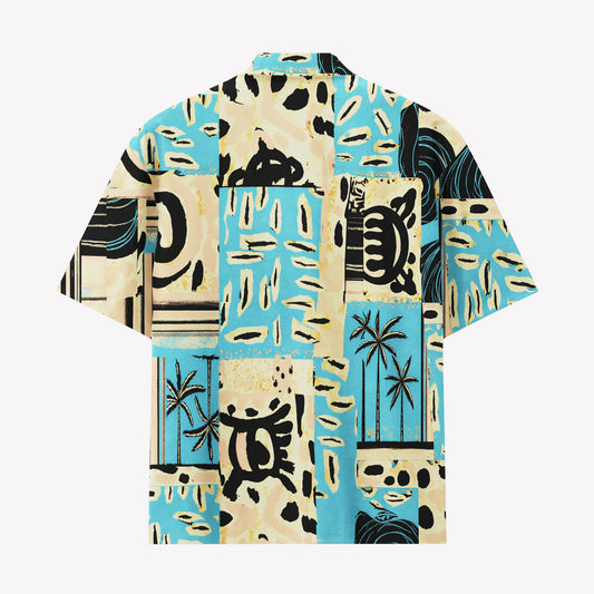 Vintage Patchwork Hawaiian Shirt