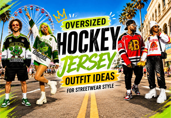 Oversized Hockey Jersey Outfit Ideas for Streetwear Style