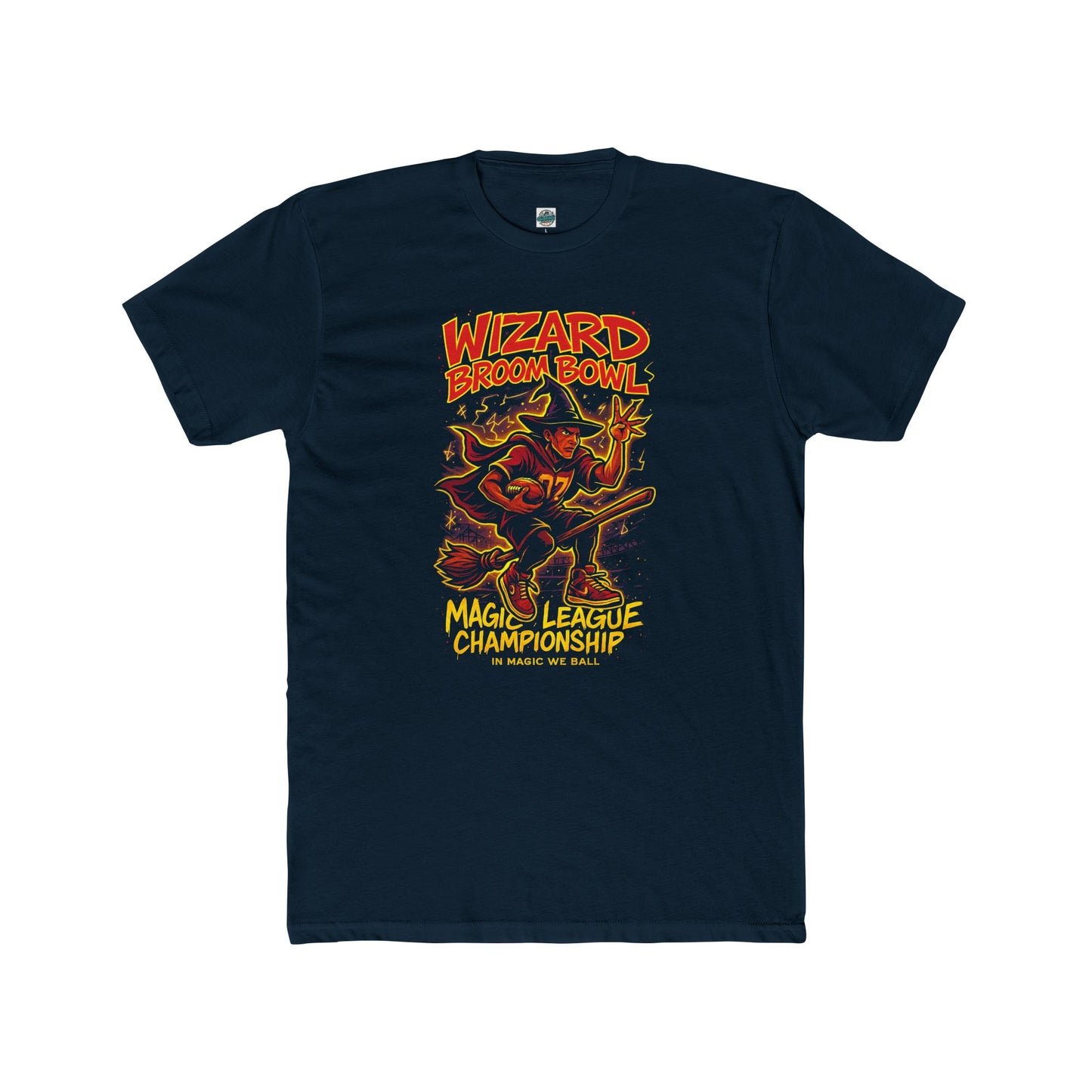 Wizard Broom Bowl Doodle Parody Unisex Tee