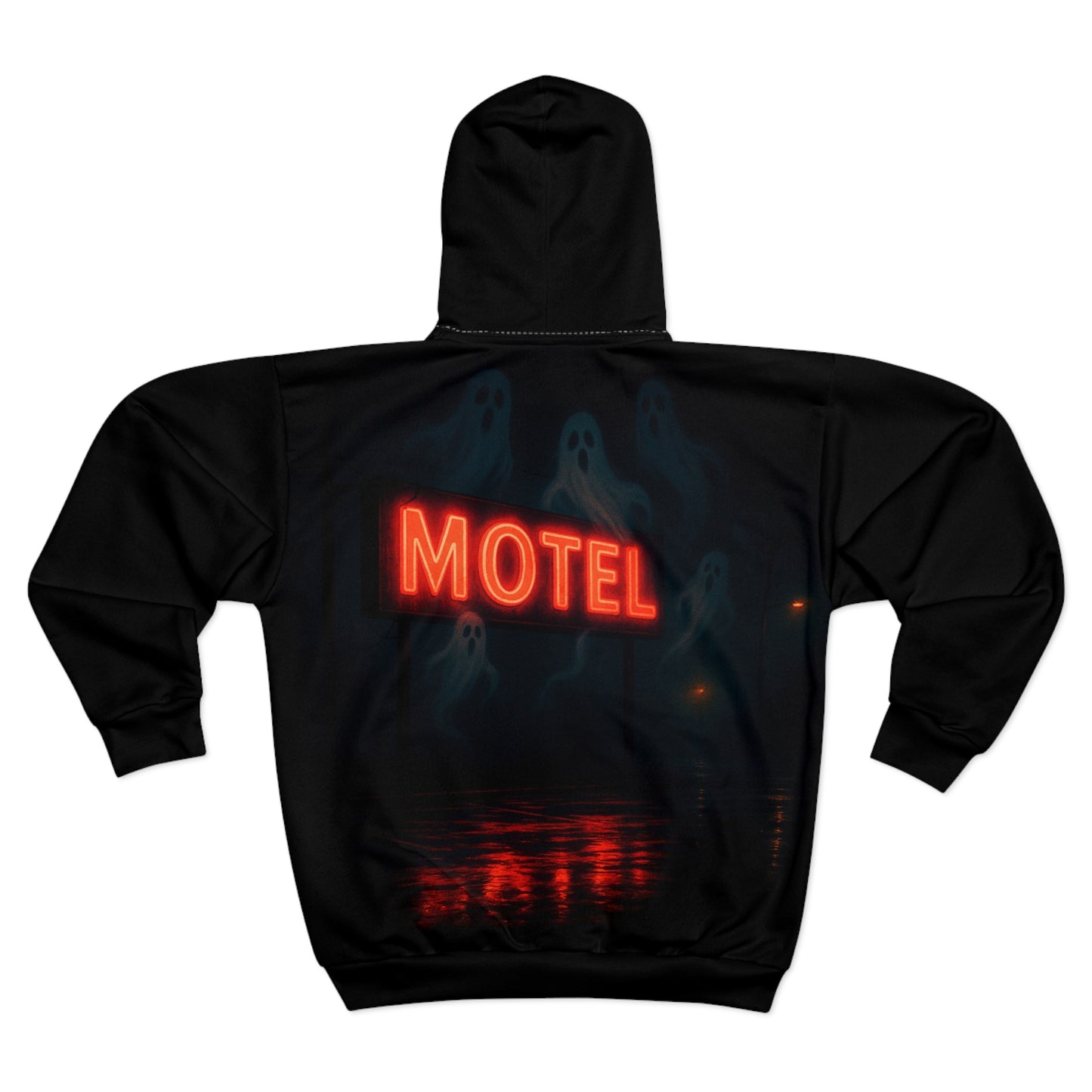 Haunted Motel Zip Hoodie - Trick Night