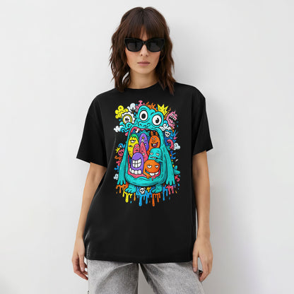 Melted Monster Chaos Doodle Unisex T-Shirt