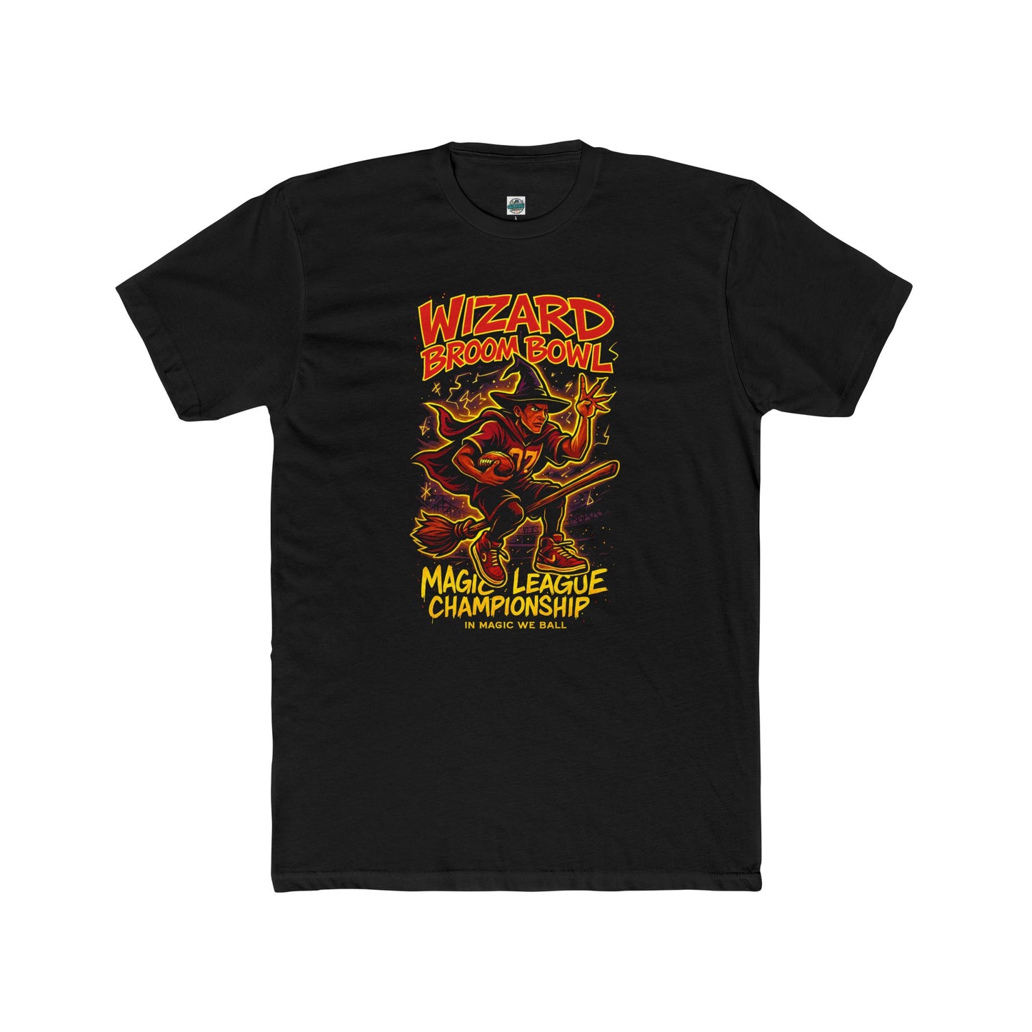 Wizard Broom Bowl Doodle Parody Unisex Tee