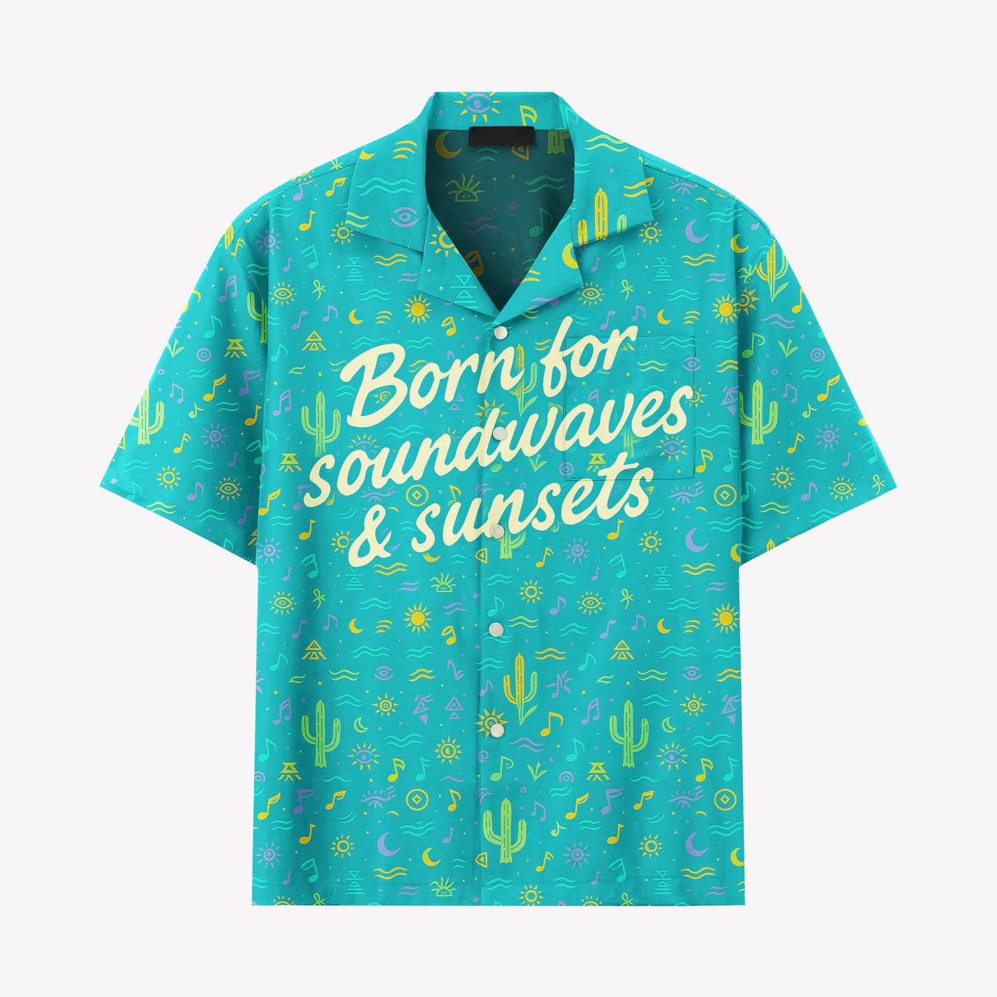 Cactus Beach Club Hawaiian Shirt & Shorts Set
