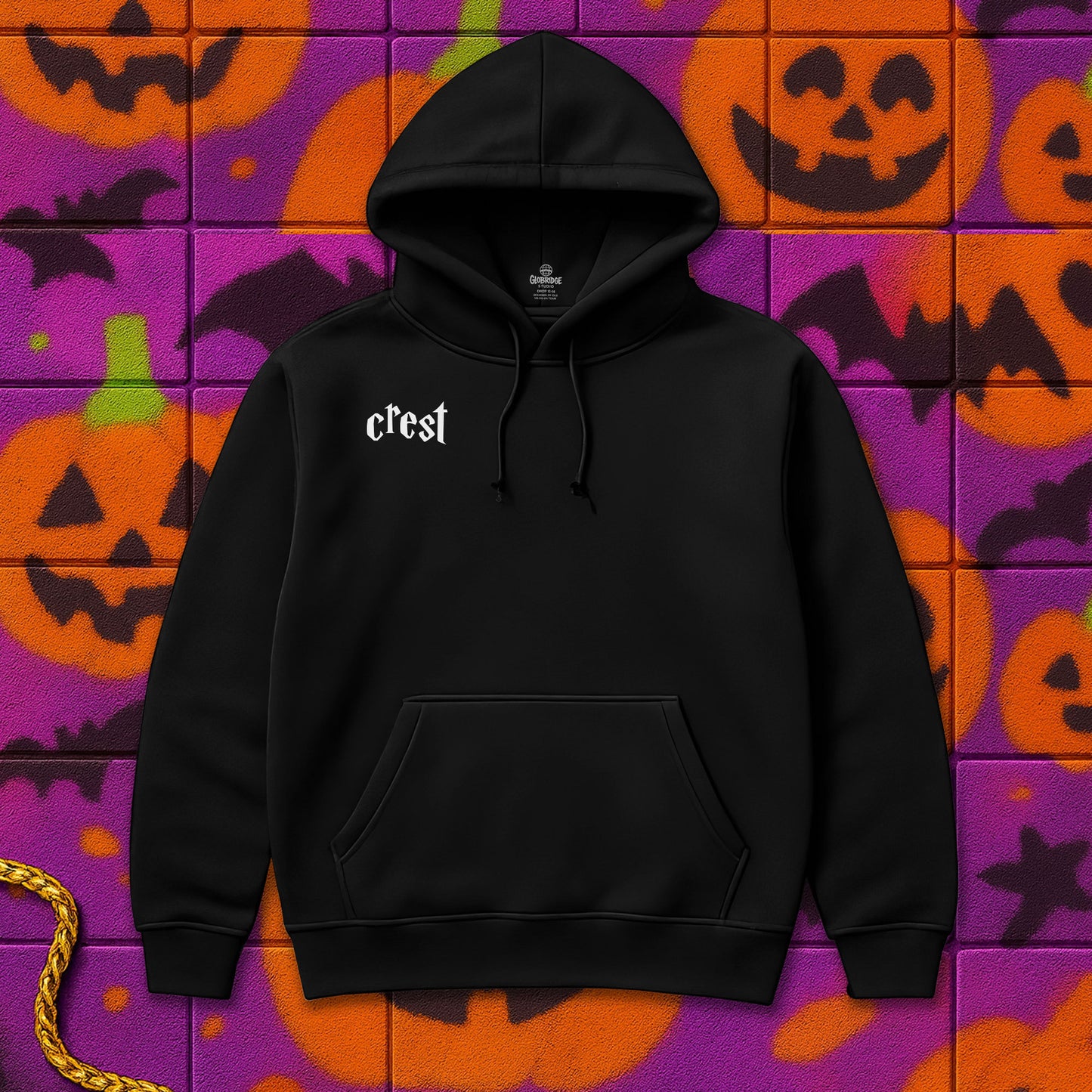 Pumpkin Drift Club Heavy Hoodie — Halloween Edition