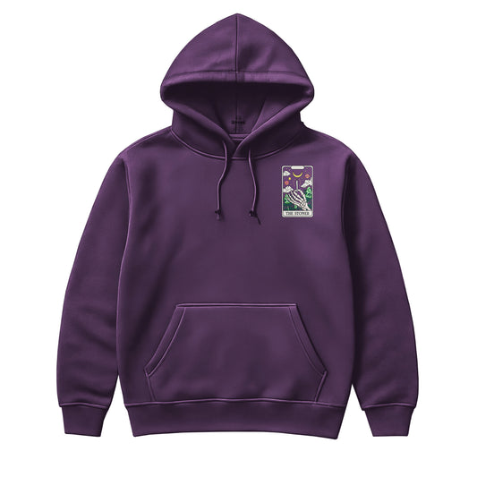 The Stoner Tarot Purple Graphic Hoodie