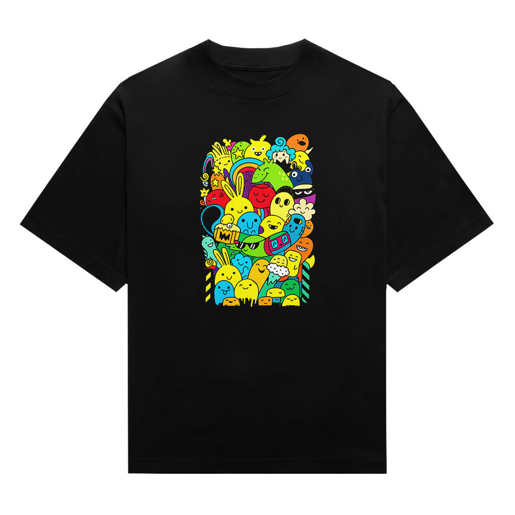 Color Pop Doodle Party Unisex T-Shirt