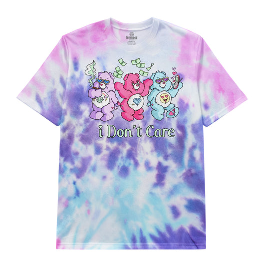 I Don’t Care Bears Tie-Dye T-Shirt