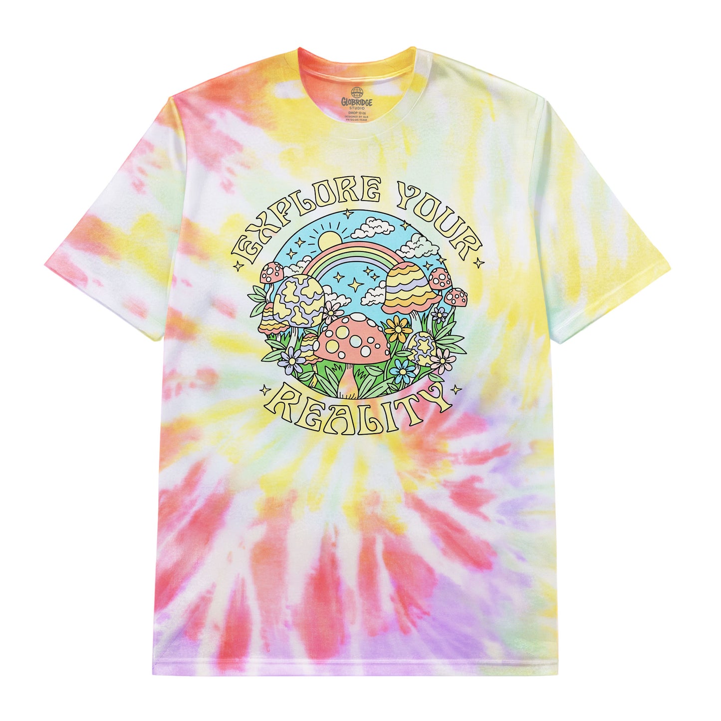 Explore Your Reality Psychedelic Tie-Dye T-Shirt