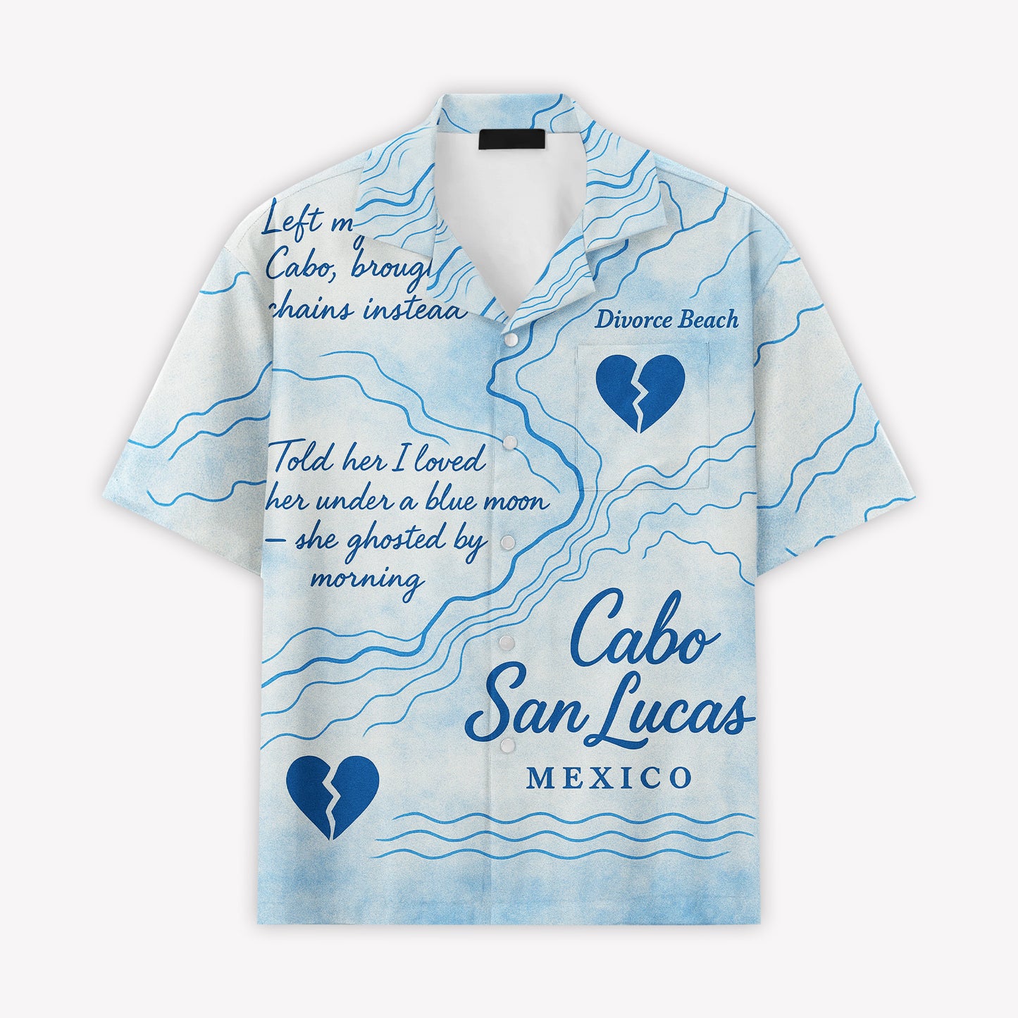 No Friends in Cabo Hawaiian Shirt & Shorts Set
