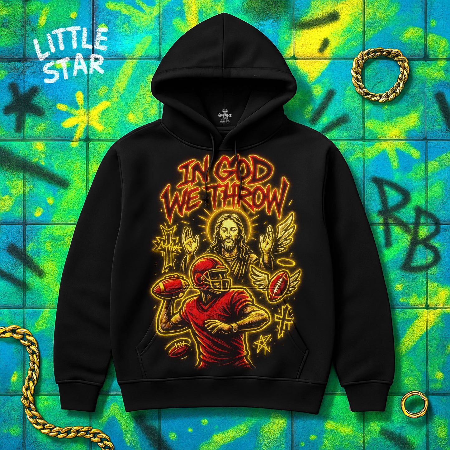 Miracle Football Savior Jesus-Inspired Ohio Unisex Hoodie