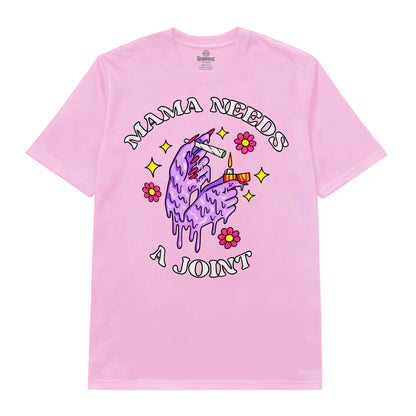 Mama Needs a Joint Graphic Statement T-Shirt