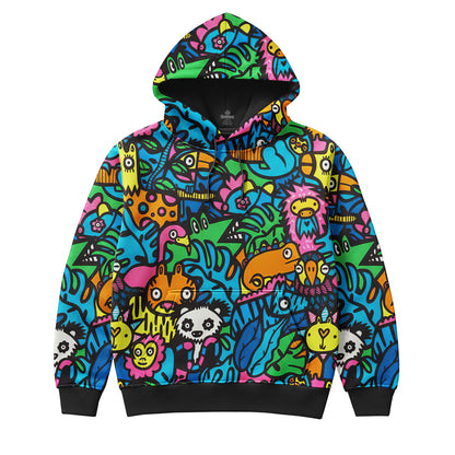 Urban Jungle Pop Art Hoodie