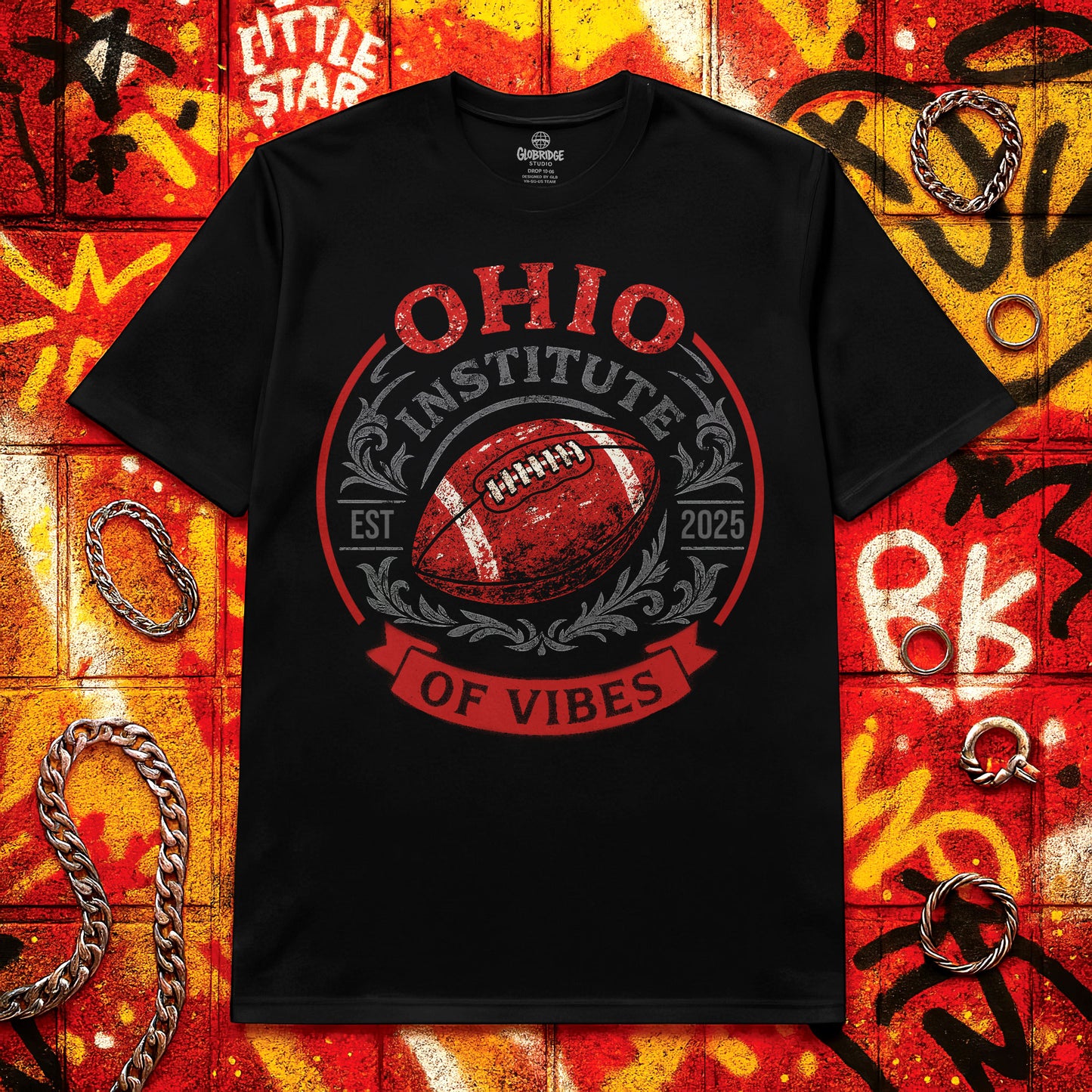 Vibes Football Parody College - Unisex T-shirt