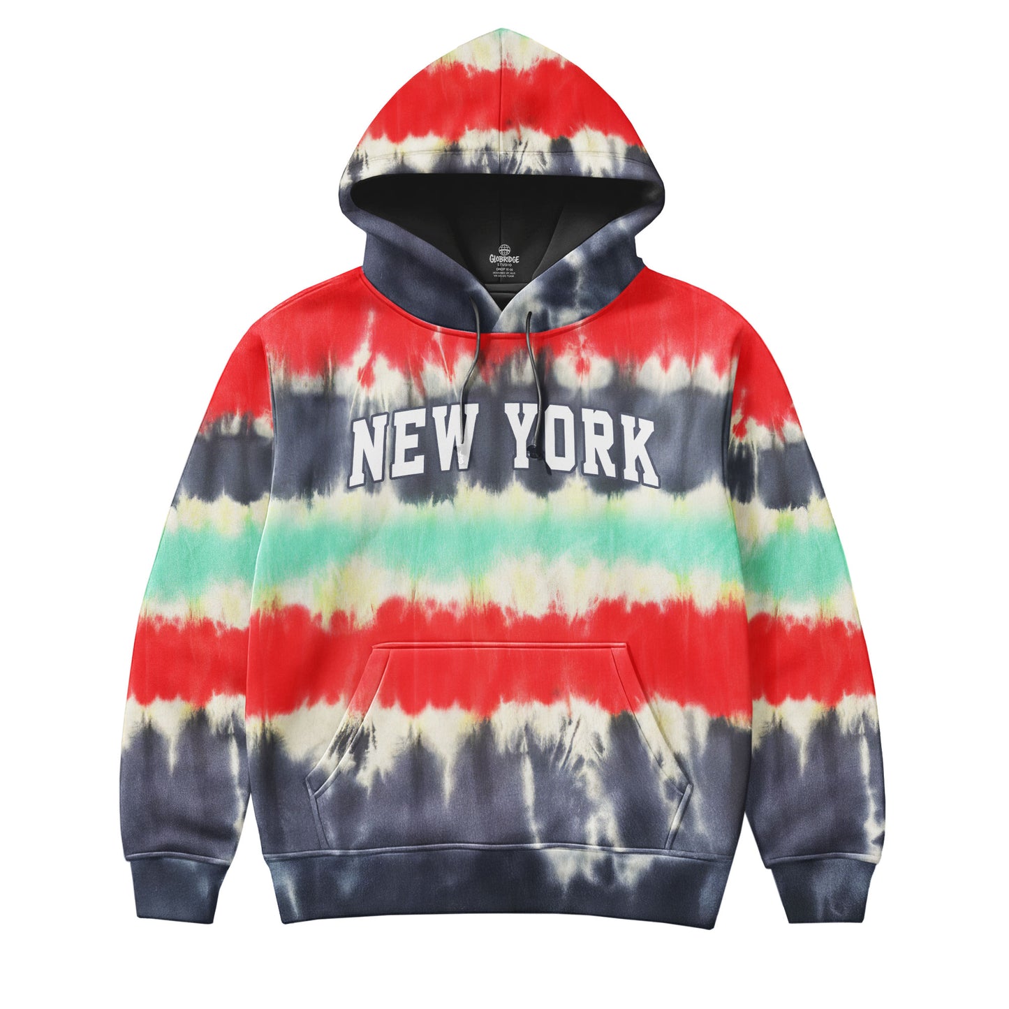 New York Sunset Tie-Dye Hoodie