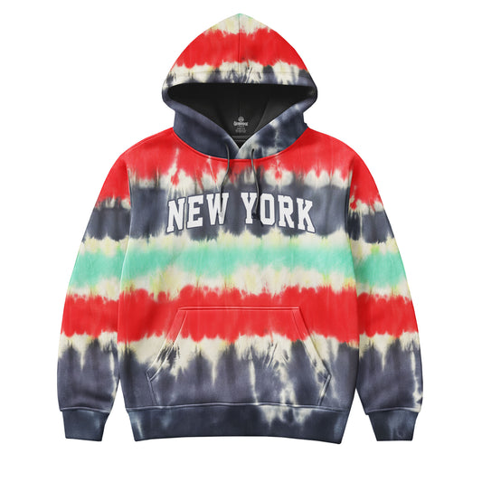 New York Sunset Tie-Dye Hoodie