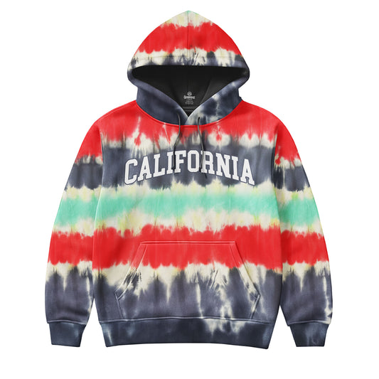 California Sunset Tie-Dye Hoodie